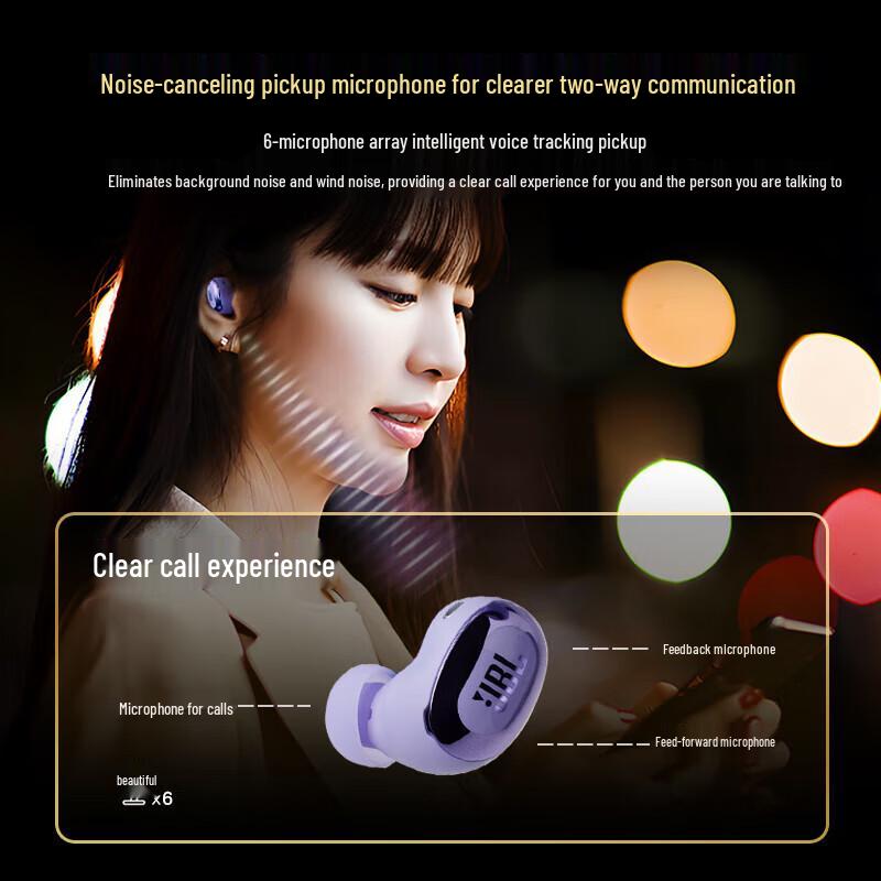 JBL Live Buds 3 True Wireless Noise-Cancelling Earbuds with Smart Touchscreen