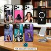 Чехол для телефона горячей рэперши Карди Би, магнитный, для iPhone 17 16 15 14 13 12 Pro Max, с покрытием для беспроводной зарядки Magsafe