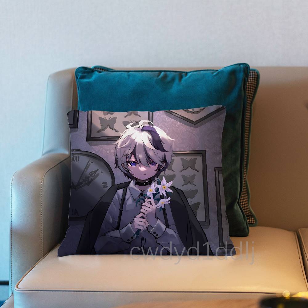 Чехол для подушки Vflower Vflower Chibi Наволочка Декор Наволочка Печатный чехол для подушки Для дивана