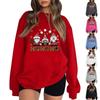 Women's Fashion Casual Long Sleeve Christmas Printed Sweatshirt