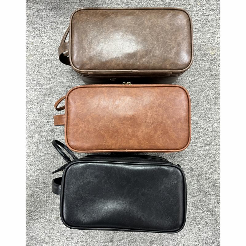 Карманы ПУ Косметичка Женская Мужская Дорожные Принадлежности Сумка для Макияжа Водонепроницаемый Органайзер для Косметики и Средств для Умывания