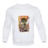 Весна Осень Граффити Письмо Флисовые Толстовки Мужские S-XXXL High Street Повседневный Унисекс Пуловер Свободный Пуловер