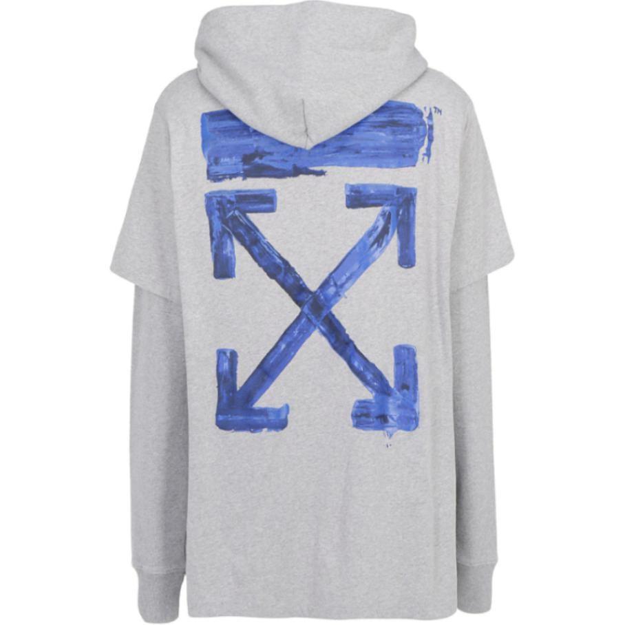 Свитшот OFF WHITE SS20 Мужской Серый OMAB033F191850100730