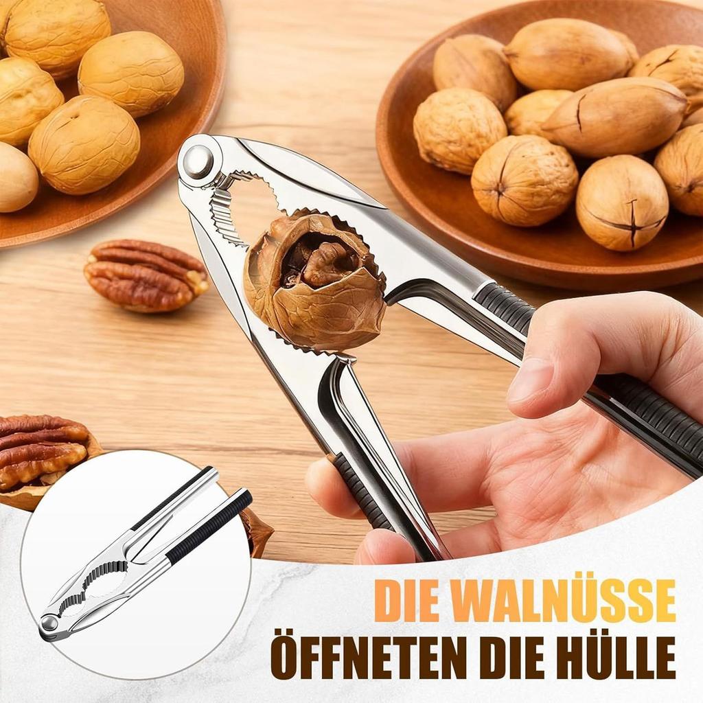 1pc Zinc Alloy Nutcracker Sheller Walnut Nut Cracker Quick Walnut Almond Pecan Nutcracker Kitchen gadgets Tool Accessories