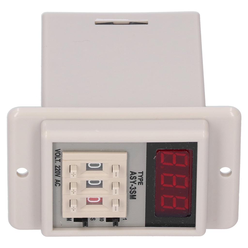 Реле времени JYIO с цифровым дисплеем, высокой точностью, замедлитель 99,9S‑999M, переменный ток 220 В, 50/60 Гц