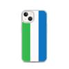 Coque iPhone - Multicolore - Drapeau Sierra Leone - Souple - TPU - Compatible iPhone 13