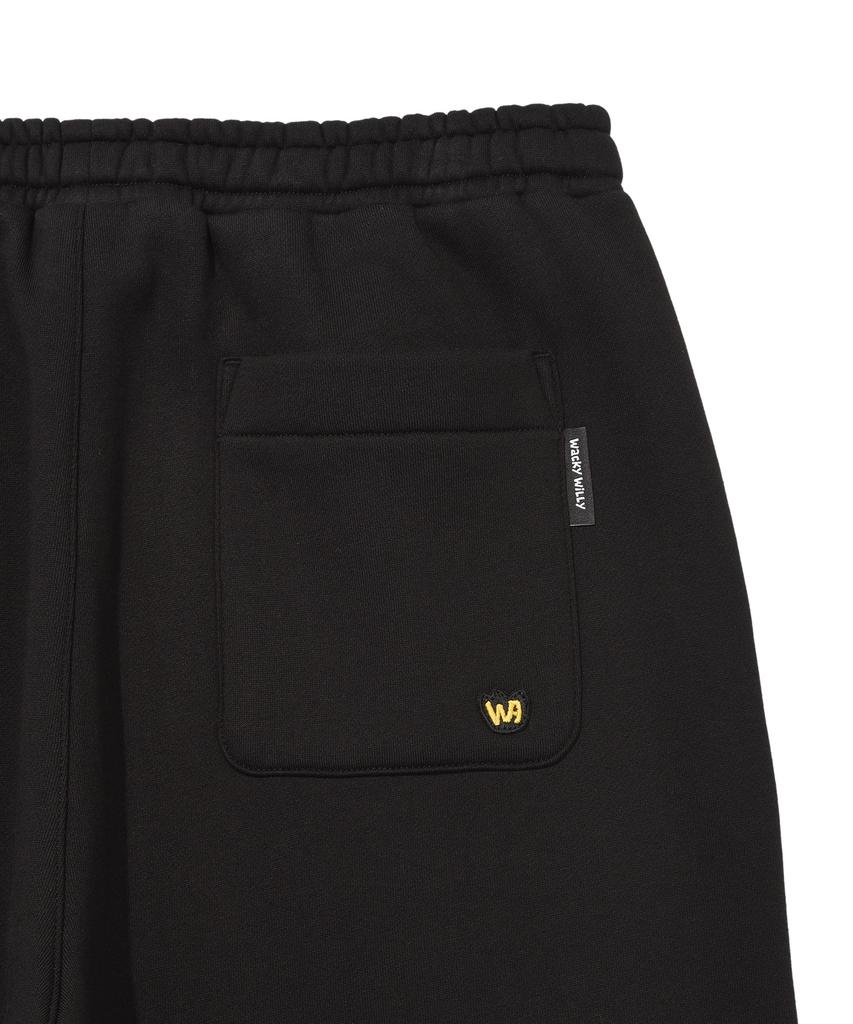 WACKY WILLY [25Fw] Brushed Sweatpants Black