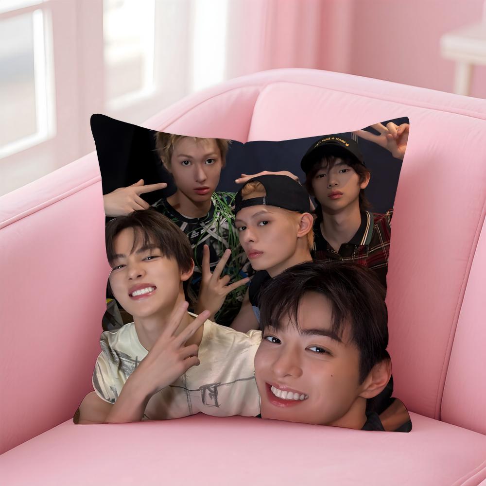 Korean Handsome Boy Group CCortis Cushion Cover Pillow Case Soft Skin Friendly Fabric Concealed Zipper