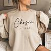 Chosen 1 Peter 2:9 Sweatshirt Christian Hoodies for Women Christian Apparel Women Long Sleeve Crewneck Sweatshirts Casual Hoodie Unisex