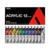 Acrylic Color AU991 20ml 12 Color Set 16991 [Heavy Body]