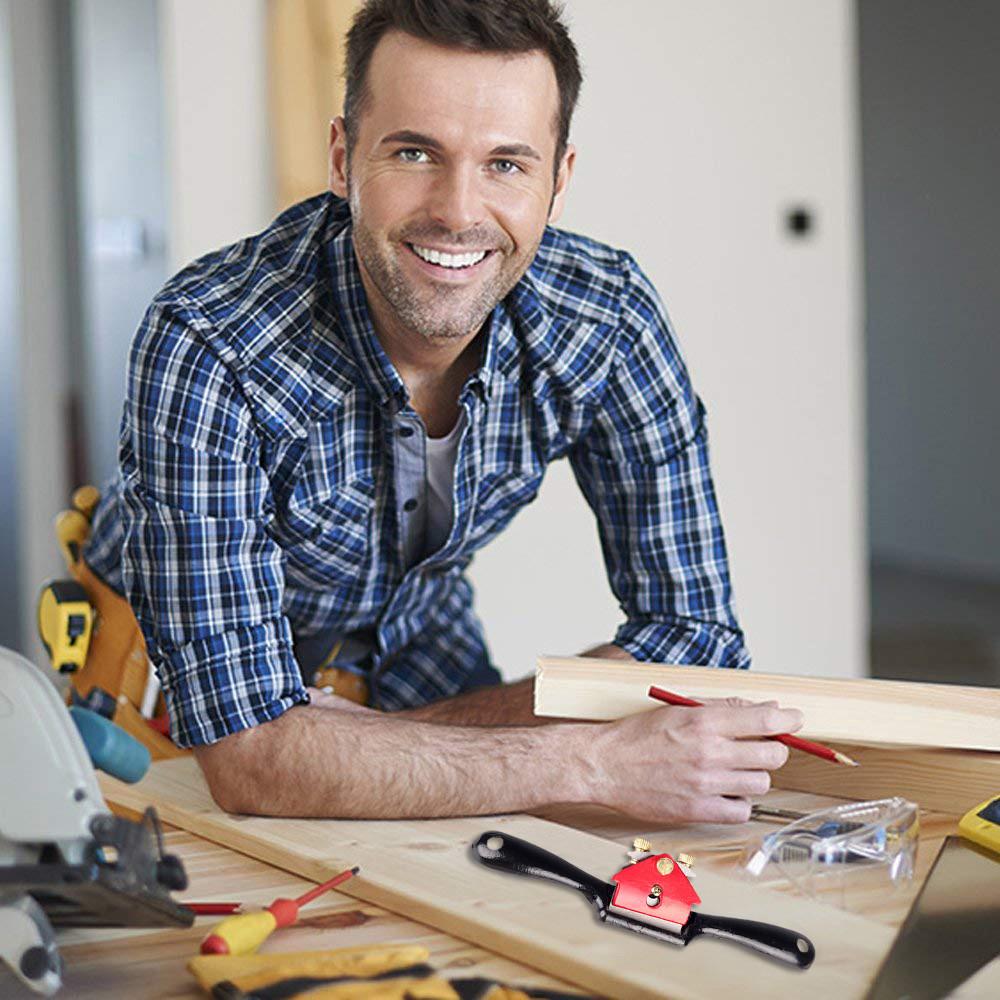 Деревообрабатывающий строгальный станок, плотницкий инструмент, инструмент для удаления заусенцев с регулируемыми спицами