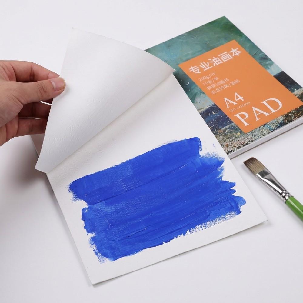 Cotton Material Acrylic Canvas Sheet 8.3 x 11.7in Oil Painting Paper Art Sketchbook  Acrylic Art
