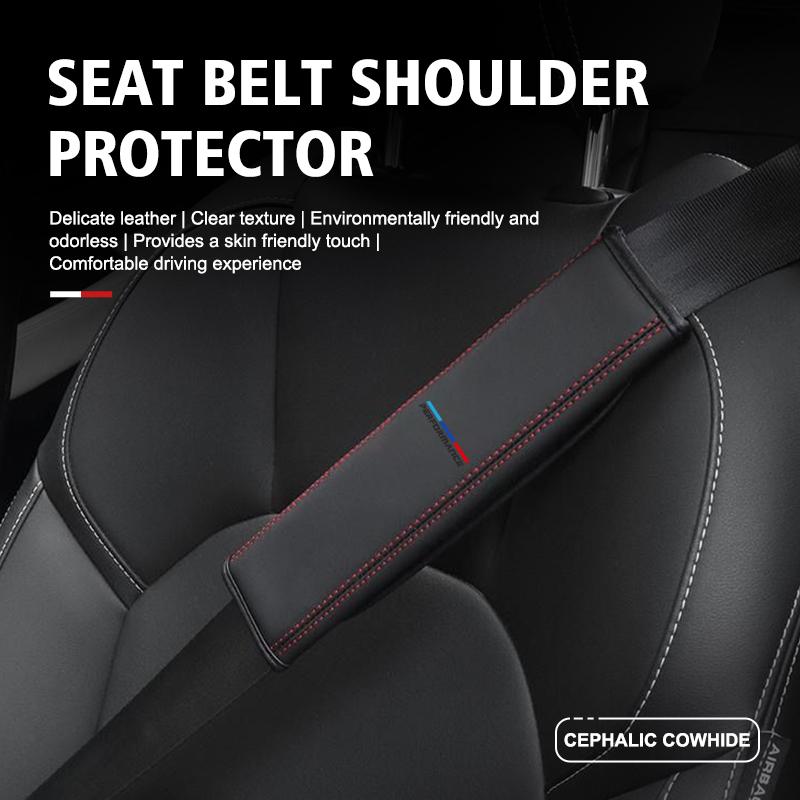 Car Safety Belt Shoulder Cover Seat belt Protection Padding Pad For BMW 5 Series G30 G31 G32 G38 2021 2020 2019 2018 E46 E91