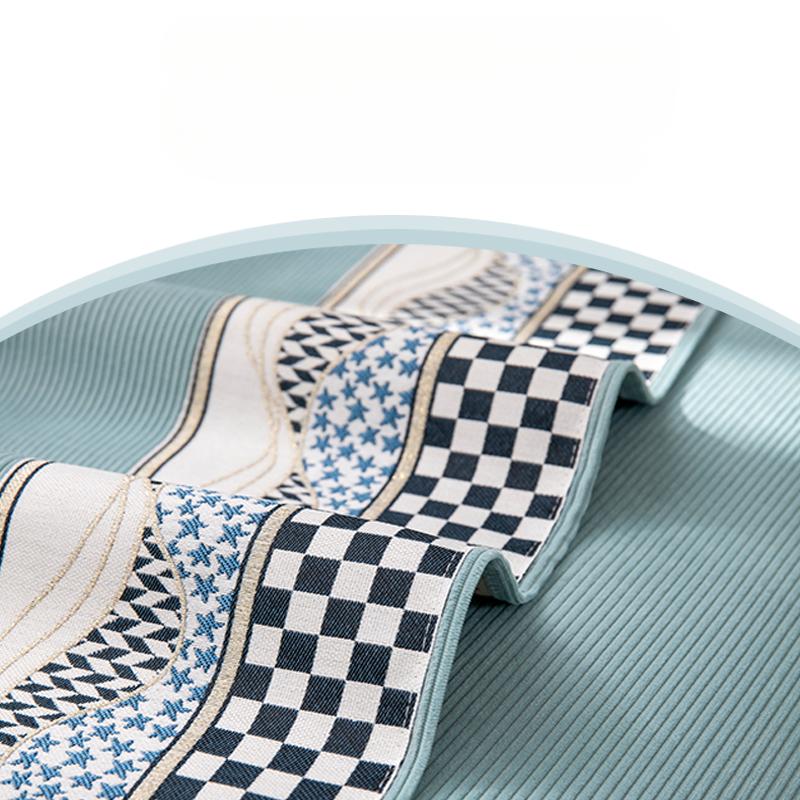 Полный пакет, скандинавский домашний эстетический коврик для дивана, универсальный противоскользящий чехол для дивана Four Seasons, простая и высококачественная подушка для сиденья, тканевый чехол на спинку