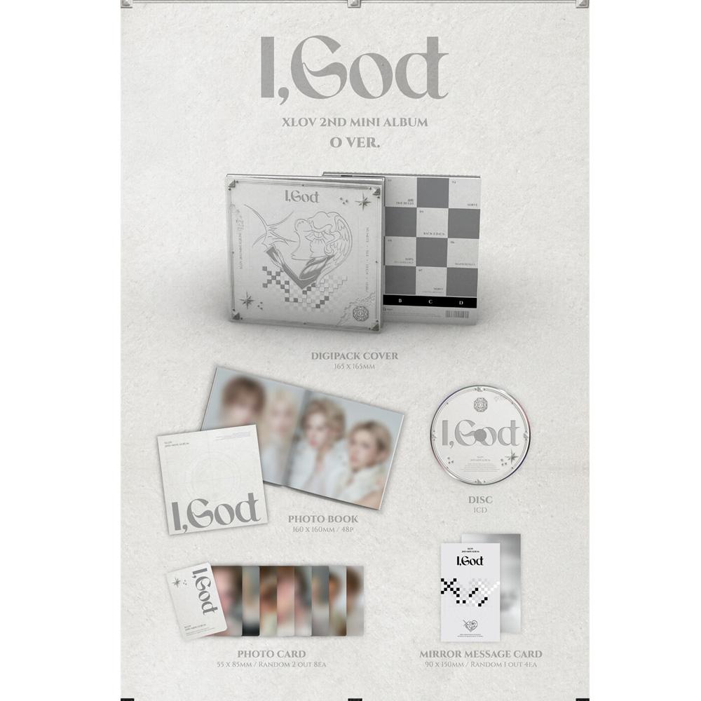 [Предзаказ] XLOV I,God Kpop Альбом CD Фотокарточка Официальный Набор из 4 Версий