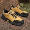 Новая мужская спортивная обувь для хайкинга 2025 Мужская нескользящая тренировочная обувь Кожаная уличная обувь больших размеров 48 Осенняя обувь для хайкинга и бега