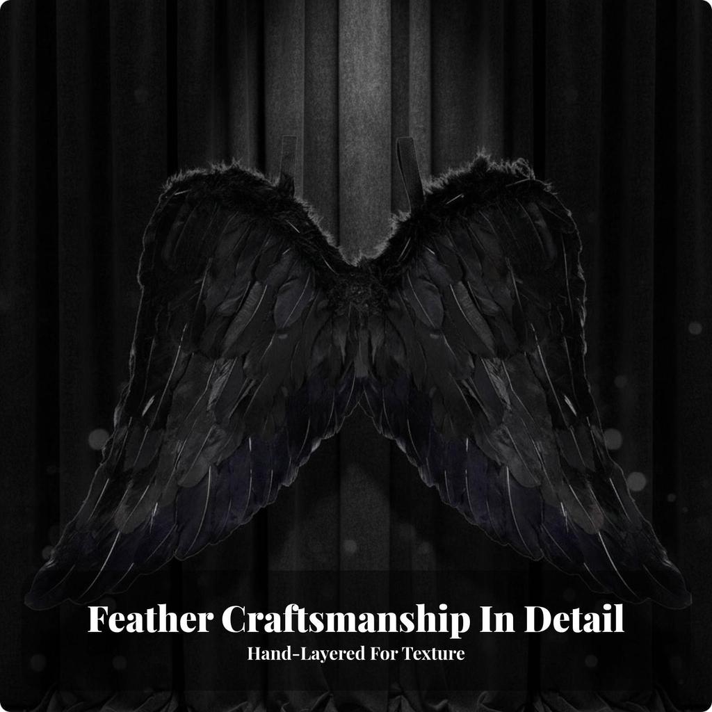 Feathered Angel Costume Plumes | Foldable Design for Easy Storage, plumes, Stage Performances
