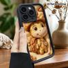 Чехол для телефона: 2D плоский дизайн, подходящий для защитного чехла iPhone 18, 17, 16, 15, 14, 13 Pro, жираф-исследователь, Рождество и Хэллоуин, идеальный праздник