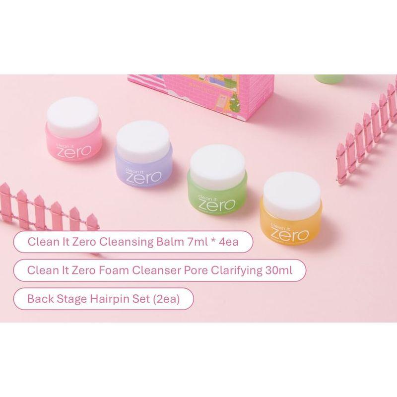 BANILA CO Очищающий мини-набор Clean It Zero Pink Wonderland, 2-я версия. 7 шт.