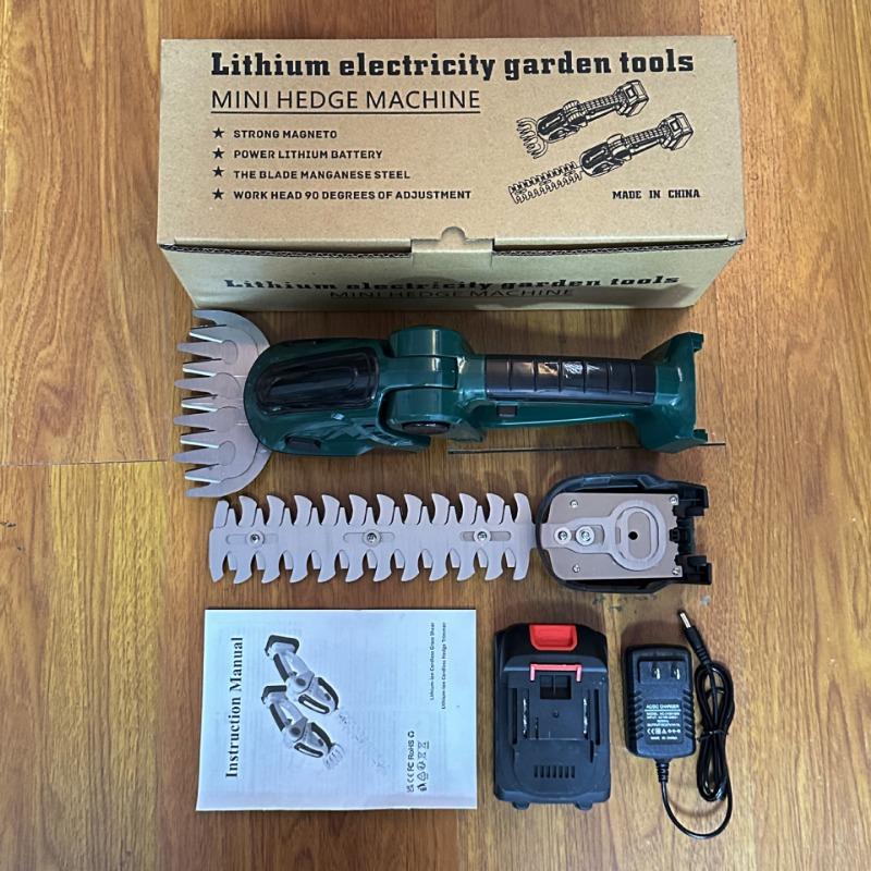 Главная Литиевый ручной мини-электрический кусторез Газонокосилка Ножницы для живой изгороди Секаторы Инструменты