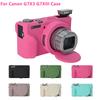 Мягкий силиконовый резиновый чехол для корпуса камеры Canon G7X Mark III G7XIII G7X3 Ударопрочный чехол Защитная крышка для объектива