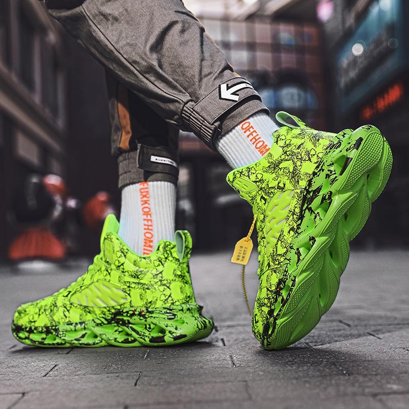 Высококачественная универсальная модная обувь, удобная дышащая уличная повседневная спортивная обувь из искусственной кожи больших размеров 38-46