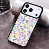Чехол с цветочным узором для iPhone 17 16 15 Pro Max Air 14 13 12 11 Plus, противоударный чехол
