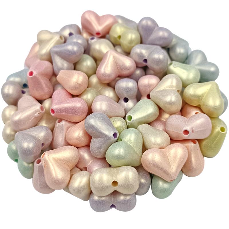 50-200 шт. изготовление ювелирных изделий сердце цветок звезда макарон матовый DIY для бусин