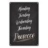 Prosecco Vintage Poster Cocktails Metal Tin Signs Pub Bar Decoration Prosecco Princess Wall Art Decor