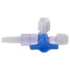 6pcs Disposable Plastic 3-Way Valve 3-Way Stopcocks Male Lock Ball Valve Luer Connections Water Valve Hobbies