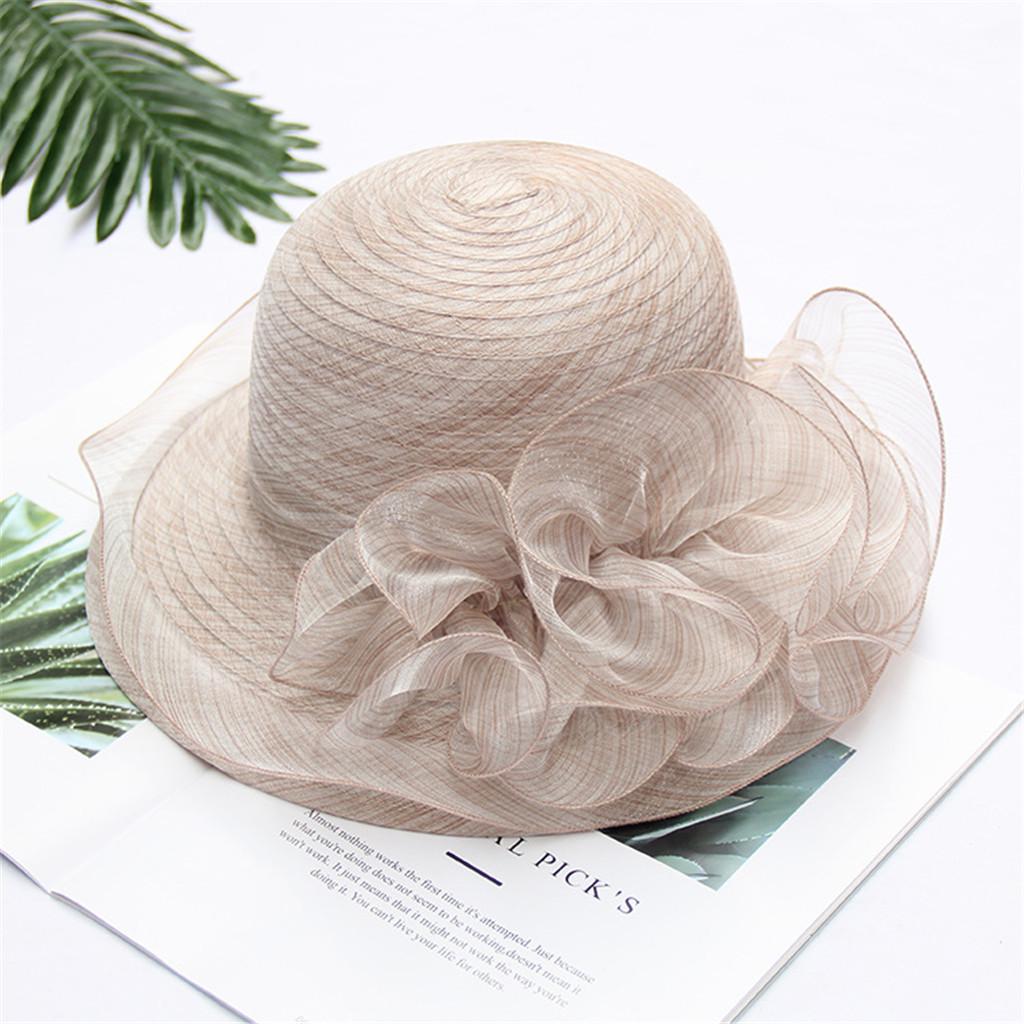 (Projector)Women's Organza Church Fascinator Bridal Tea Party Wedding Hat