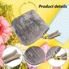 Case Organizer Compact Lightweight Velvet Chenille Tassel Zipper Storage Bag for Earrings Bracelets