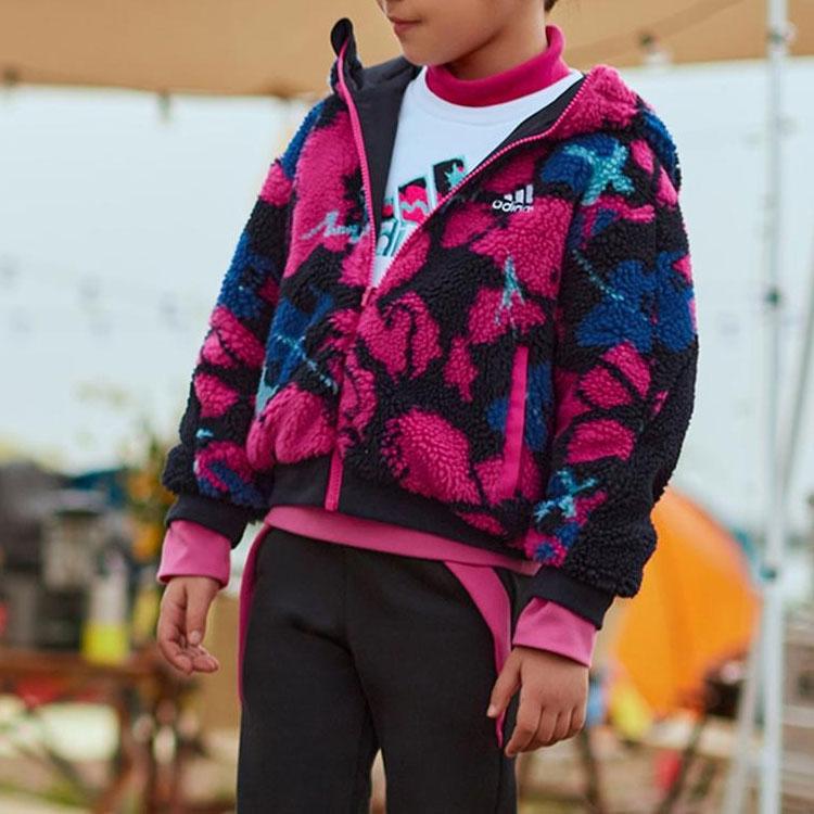 Adidas Kids Jackets Hooded Thickened H39306