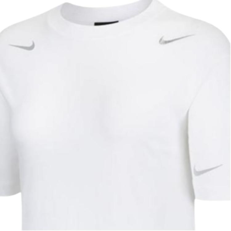 Nike Drop Shoulder Sleeve T Shirt Women's White DA3190-100