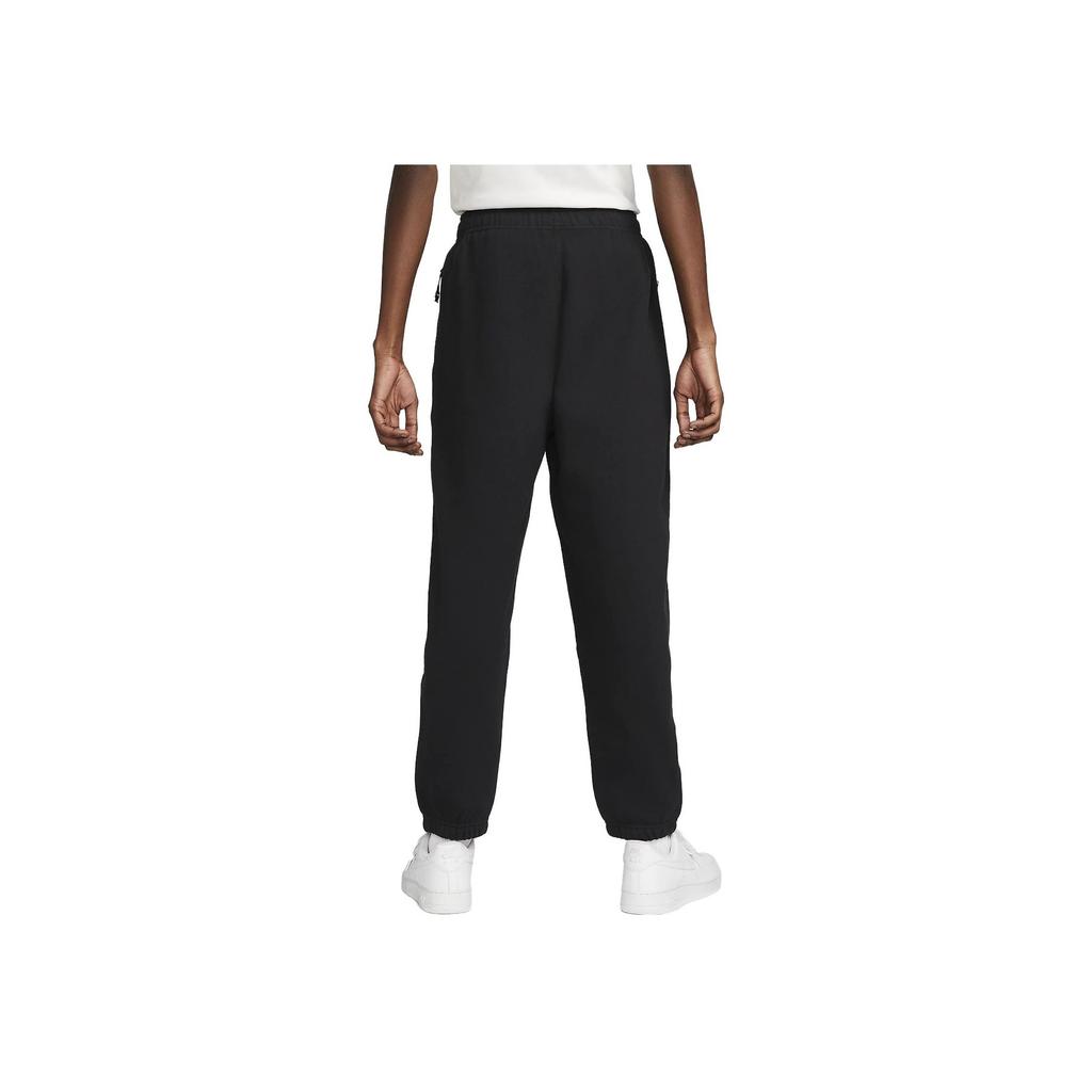 Nike Флисовые брюки Solo Swoosh, черные, мужские, низ DX1364-010