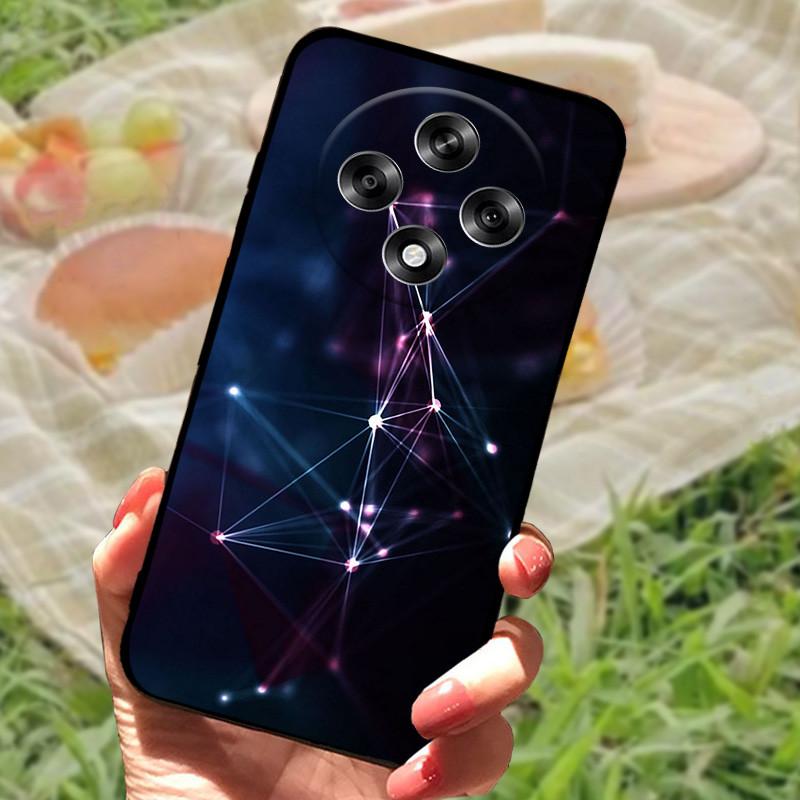 Чехол для OPPO Reno 12 F Мраморный Мягкий Силикон Ударопрочный Чехол Для OPPO Reno 12F 5G Защитный Чехол Для Телефона Reno12F Fundas