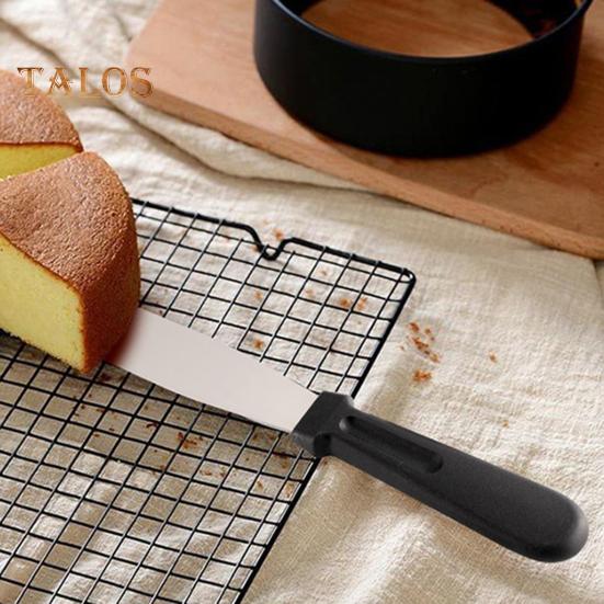 Лопатка для крема. Легко чистящаяся лопатка для торта из нержавеющей стали с эргономичной ручкой для домашней кухни.