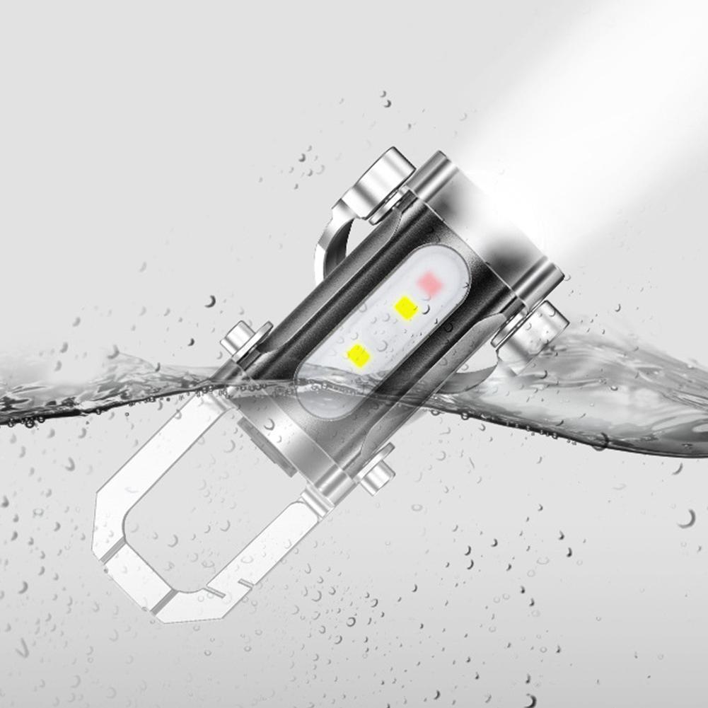 Мини-фонарик Многофункциональный карманный фонарик USB-перезаряжаемый Ультралегкий фонарик для кемпинга для чрезвычайных ситуаций на открытом воздухе