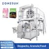 ZONESUN ZS-GB200 Автоматическая машина для фасовки в пакеты Гранулы Дойпак Корм для животных Зерновые Пакетики Упаковочная машина для частиц