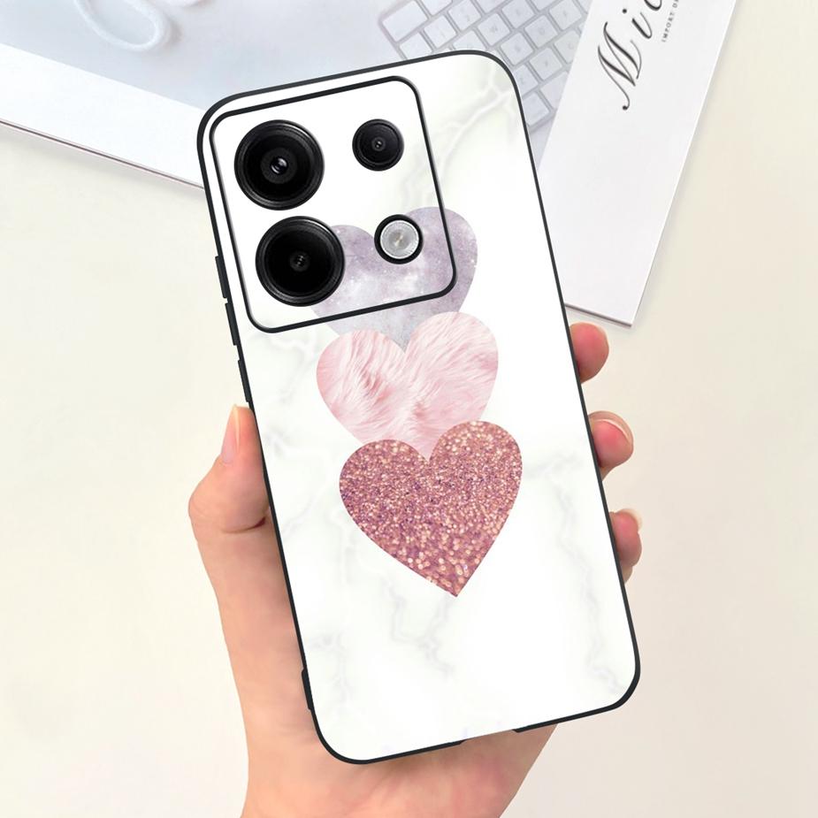 Чехол для Xiaomi Poco X6 Pro 5G Милый Модный Мультяшный Чехол Мягкий ТПУ Чехлы для Телефона Для Xiaomi Poco X6 PocoX6 Pro X6Pro Fundas Бампер