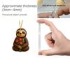 Sloth Advent Calendar Fun Christmas Decoration 24 Acrylic Sloth Collectibles 24-Day