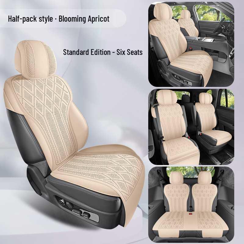 Wenjie M9 Suede Perforated All-Season Seat Cushions