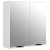 4 Piece Bathroom Furniture Set White Particleboard