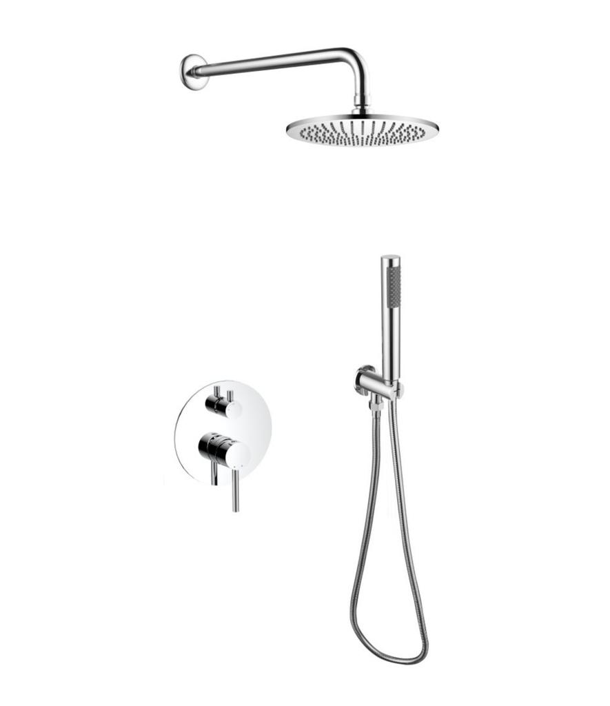 DECCO ILLUSION I black concealed shower set Besco
