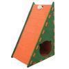 Wear-resistant Cat Scratch Board L Shape Double-layer Cat House  for Small Medium Cats