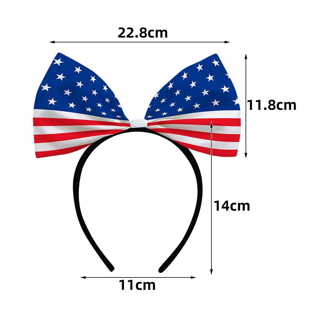 New football match flag bow headband, fan supporter international tournament soccer headwear headband