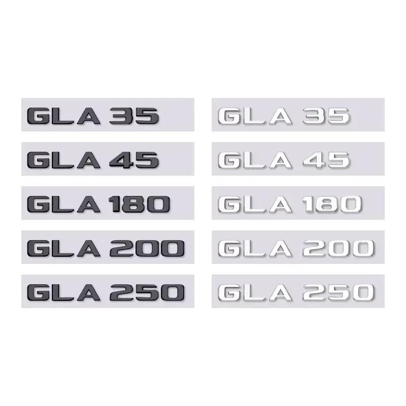 GLA35 GLA45 GLA180 GLA200 GLA250 letter car sticker for mercedes O8 GLA class refit rear boot logo trunk displacement label YT8