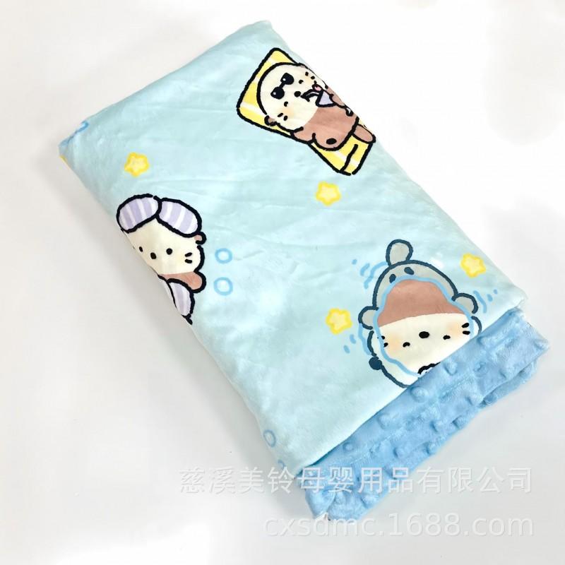Baby Toddler Blanket A Infant Nap Time Cuddle Kindergarten Soft Crystal Velvet