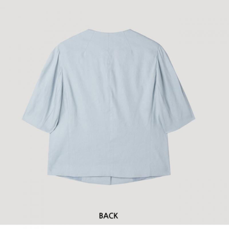 [She S miSS] Куртка с коротким рукавом и V-образным вырезом на плече Swwjkp22720 Ll