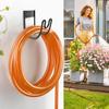Металлический держатель для садового шланга, устойчивый к ржавчине, устойчивый к коррозии, простой монтаж, настенный держатель для шланга для воды, вешалка для шланга